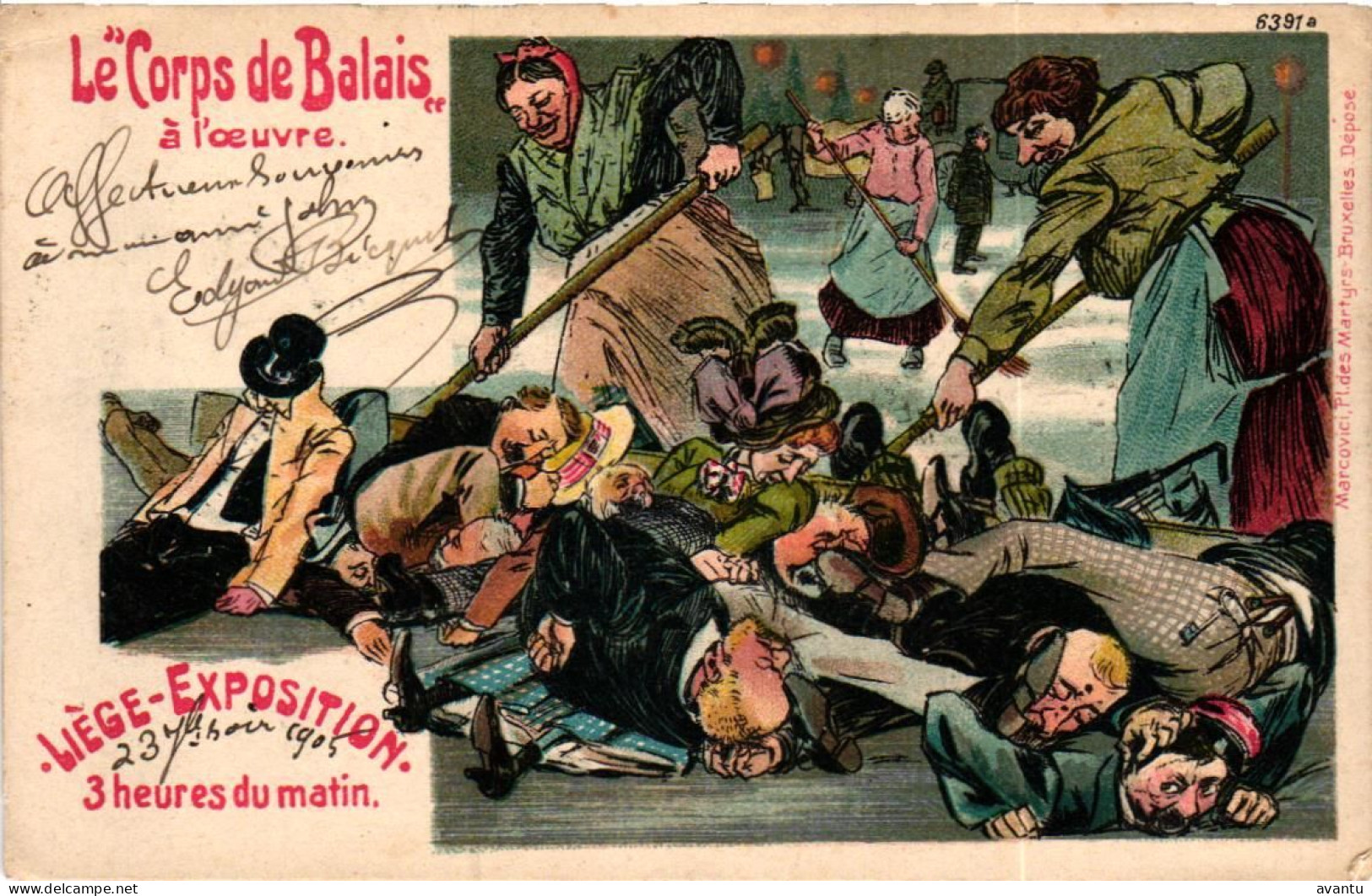 LIEGE / EXPOSITION 1905 / LE CORPS DE BALAIS - Lüttich
