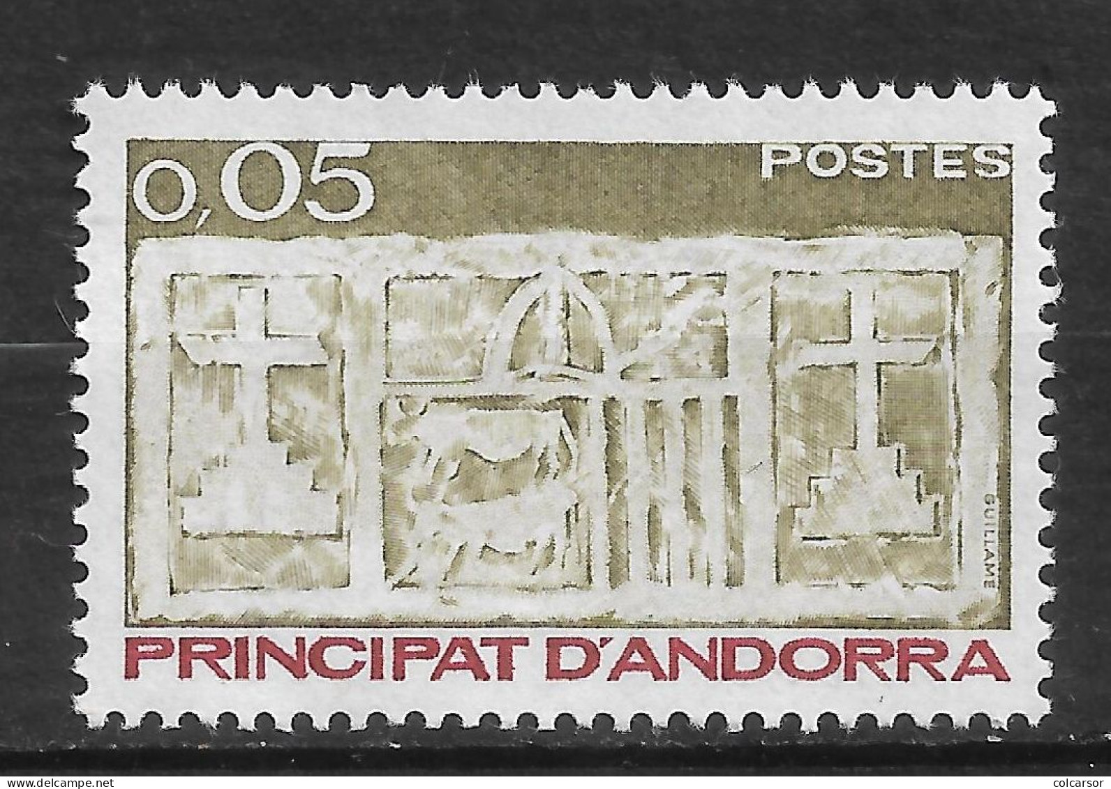 ANDORRE FRANÇAIS N° 316  " ÉCU " - Used Stamps