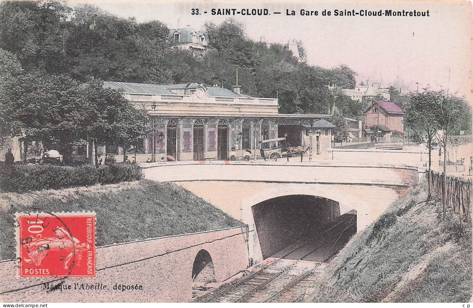 Saint Cloud   - Gare Montretout  -  CPA °J - Saint Cloud