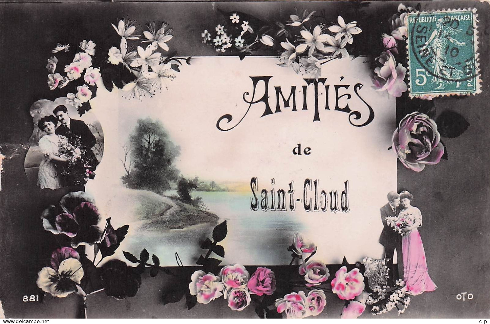 Saint Cloud   - Amities   -  CPA °J - Saint Cloud