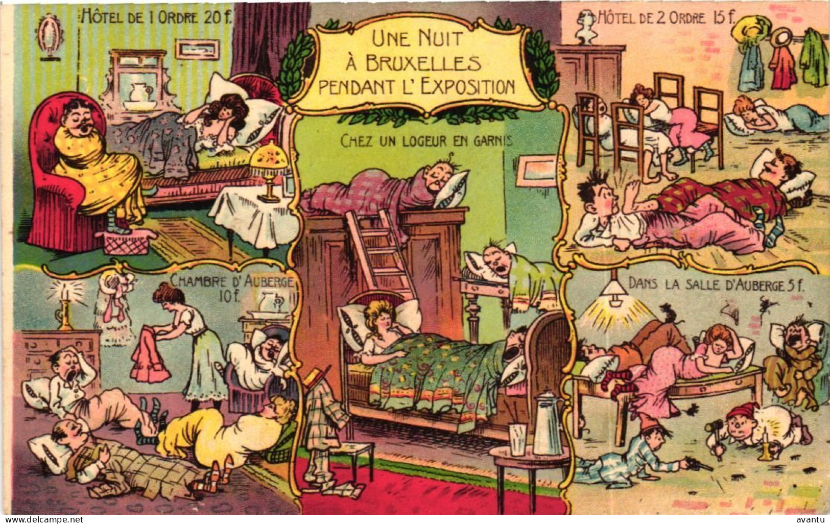 BRUXELLES / BRUSSEL / EXPOSITION 1910 E/ UNE NUIT - Universal Exhibitions