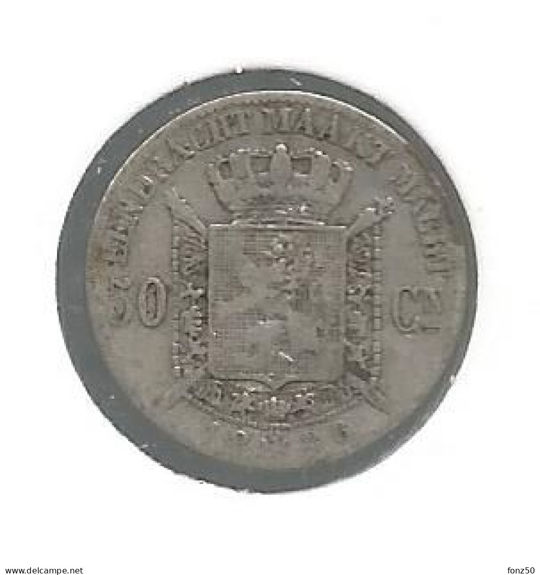 LEOPOLD II * 50 Cent 1886 Vlaams * Z.Fraai * Nr 12840 - 50 Cent