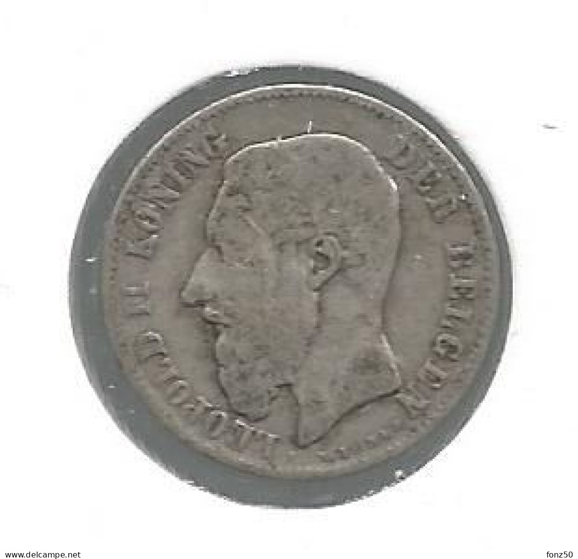 LEOPOLD II * 50 Cent 1886 Vlaams * Z.Fraai * Nr 12840 - 50 Centimes