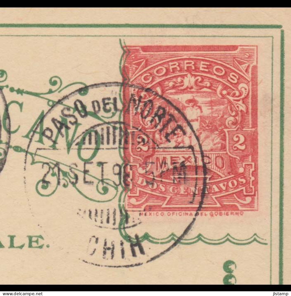 Mexico 1898 Fine Used Stamped Postcard Stationery,VF - Mexique