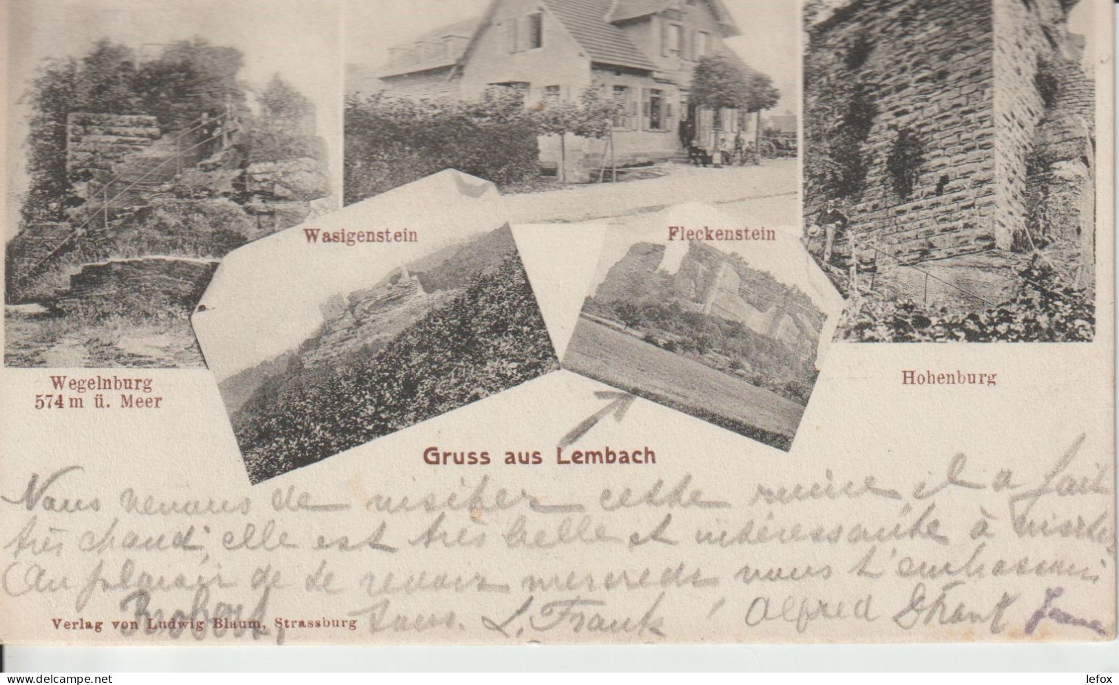 LEMBACH  GASTHAUS ZUM BAHNHOF GEORG LORENZ - Other & Unclassified