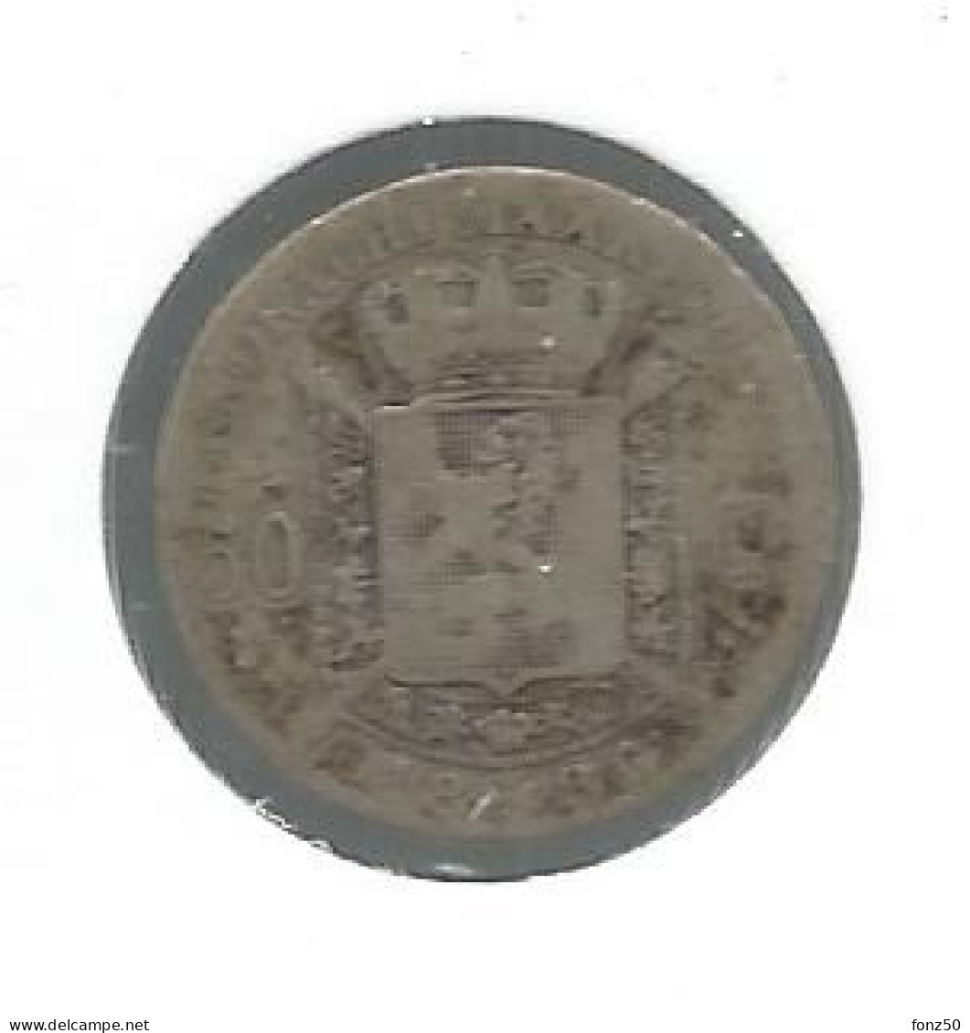 LEOPOLD II * 50 Cent 1886 Vlaams * Z.Fraai * Nr 12842 - 50 Cent