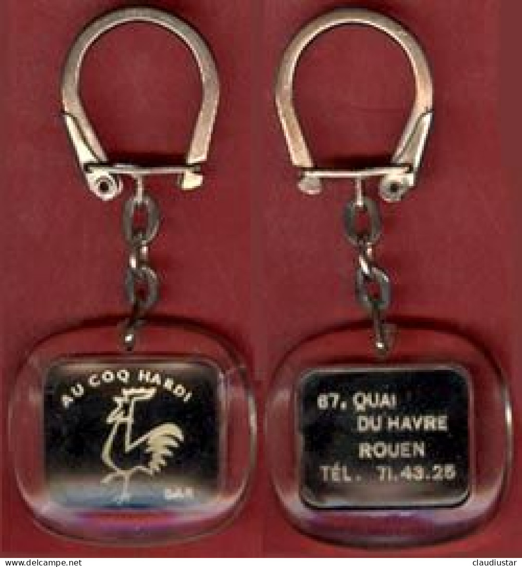 ** PORTE - CLEFS  COQ  HARDI  -  ROUEN ** - Key-rings