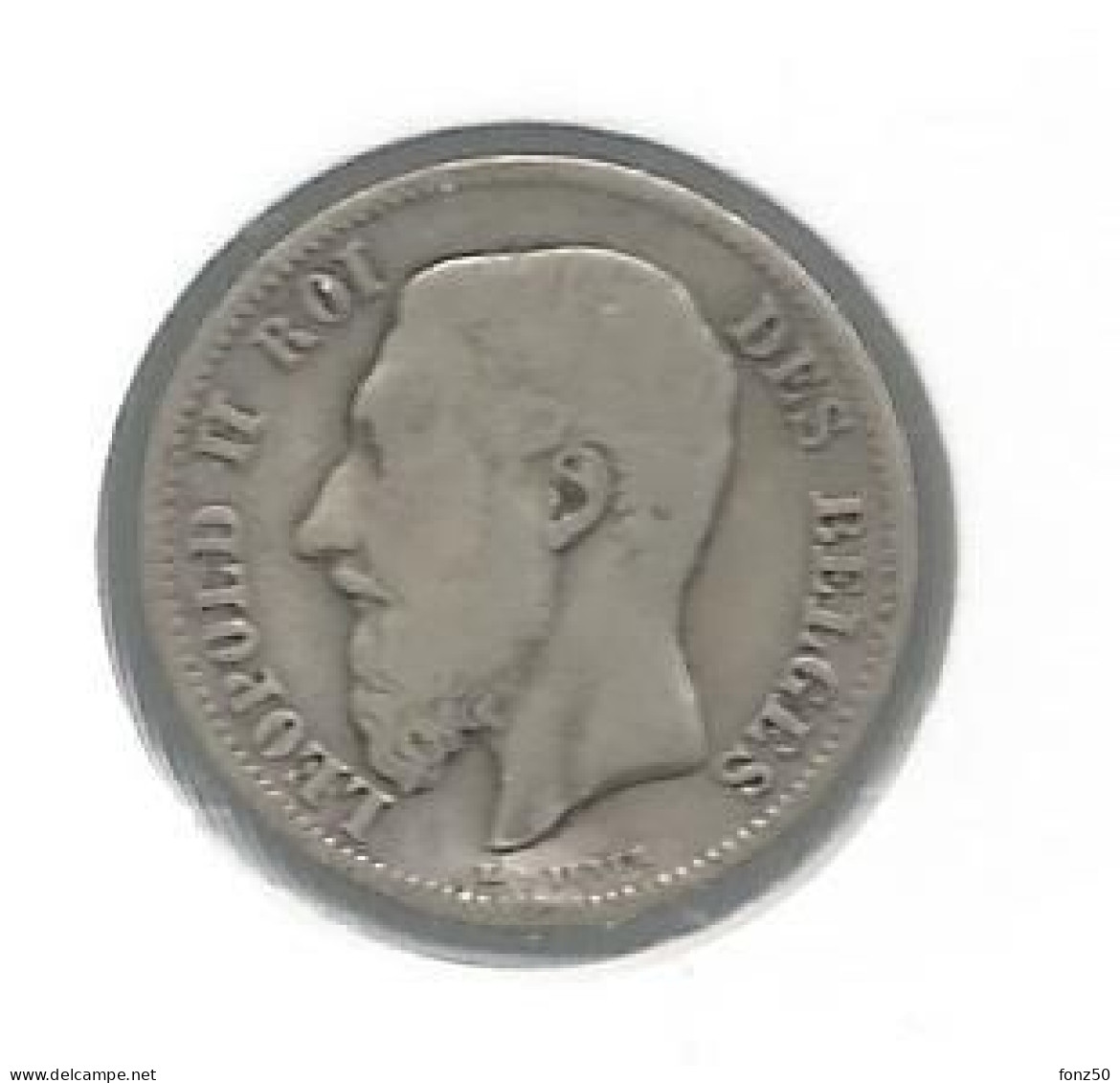 LEOPOLD II * 50 Cent 1898 Frans * Z.Fraai * Nr 12844 - 50 Cents