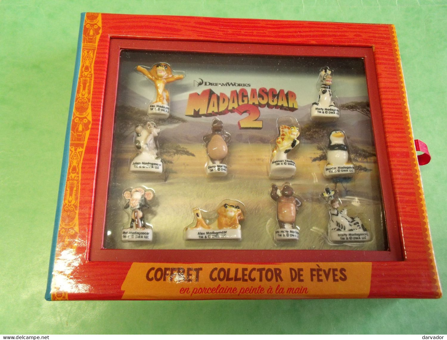 Coffret / Fève / Série De Fèves Complète : Madagascar 2009 Avec 2 Hors Série - Tekenfilms