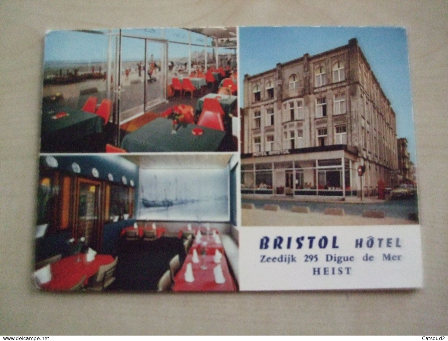 Carte Postale Ancienne HEIST Bristol Hôtel - Knokke