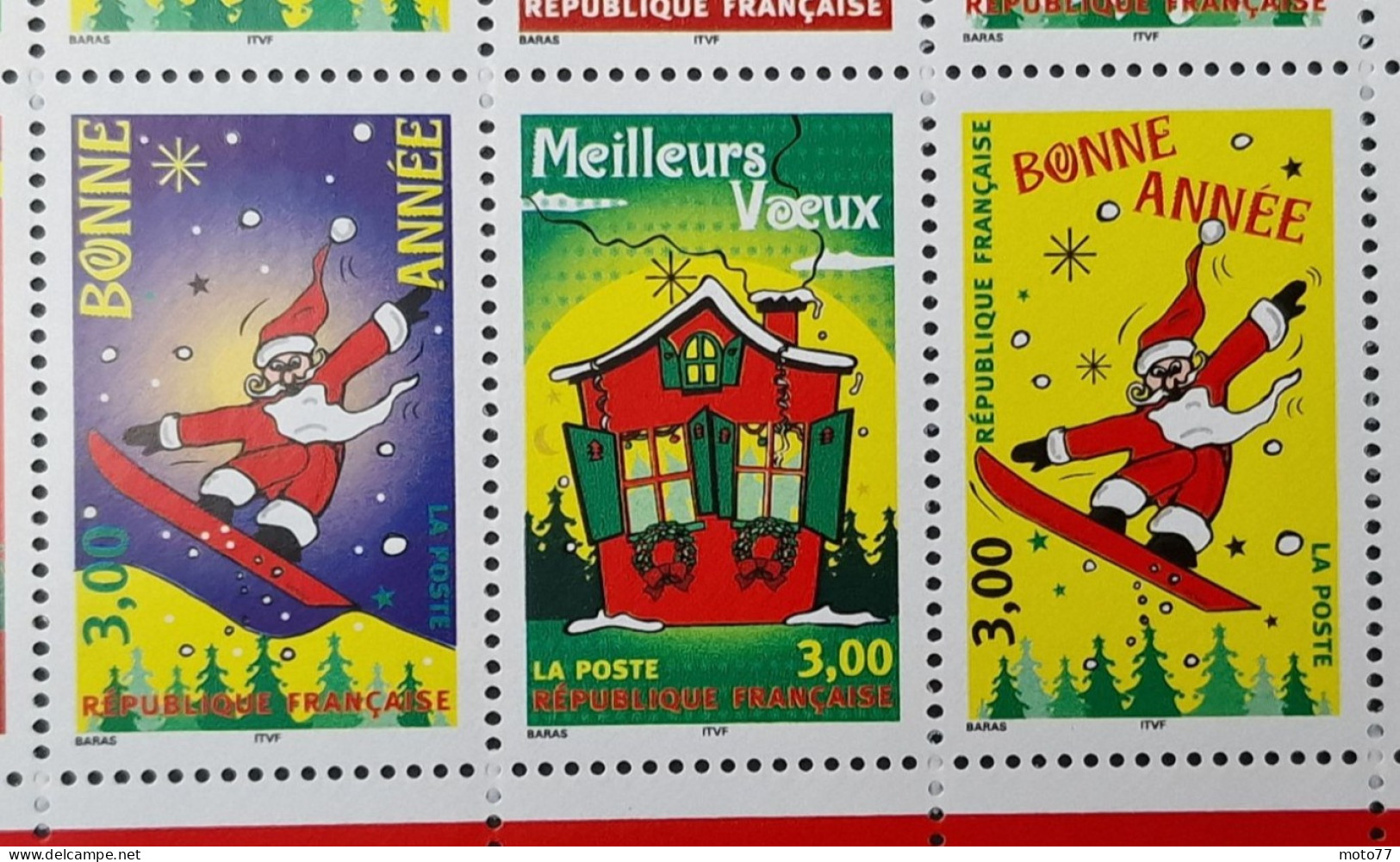 TIMBRE France BLOC FEUILLET 21 Neuf - 1998  Timbres 3200 3201 3202 3203 3204 - Yvert & Tellier 2003 Coté 24 € - Neufs