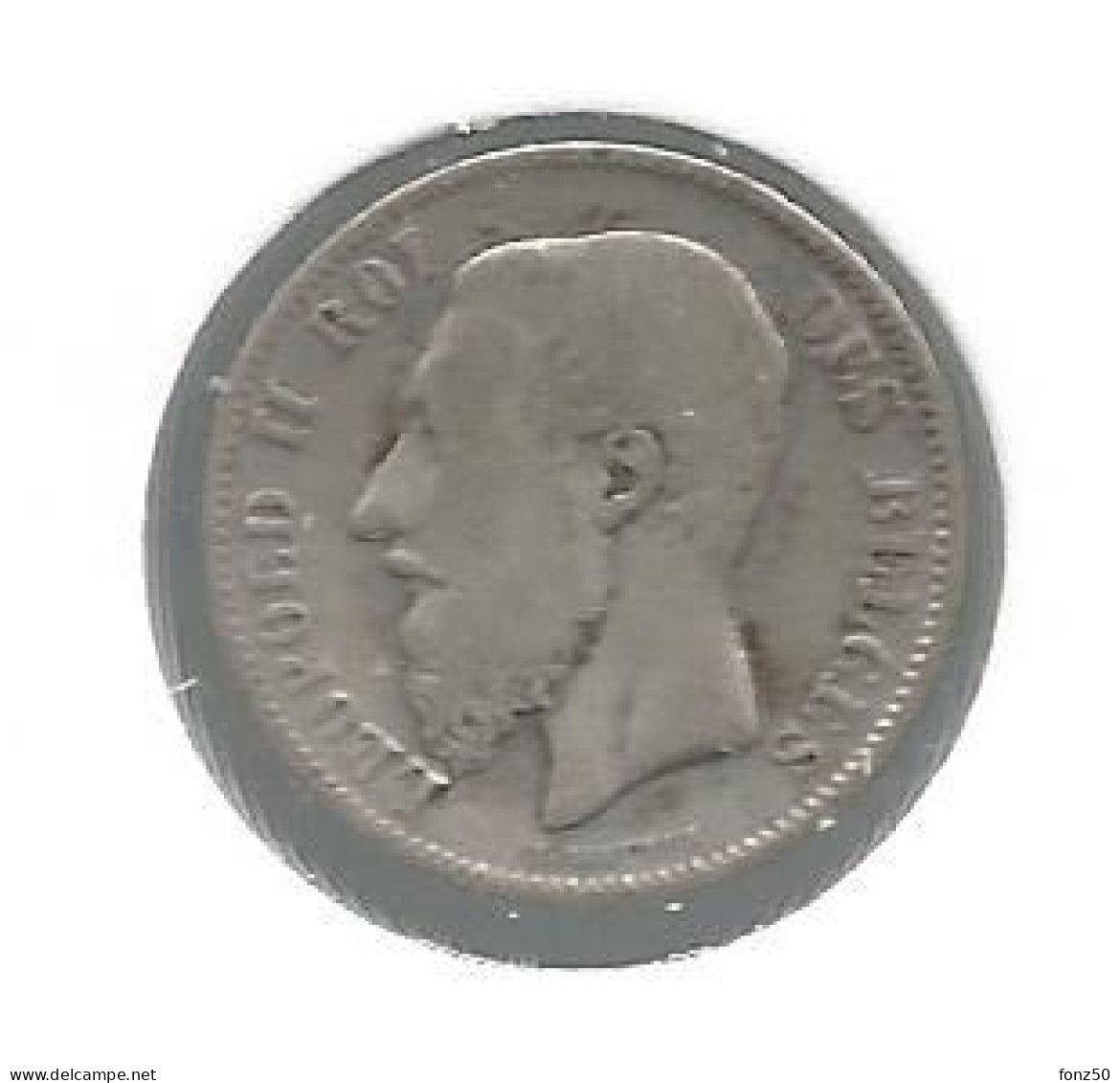 LEOPOLD II * 50 Cent 1898 Frans * Z.Fraai * Nr 12847 - 50 Cent