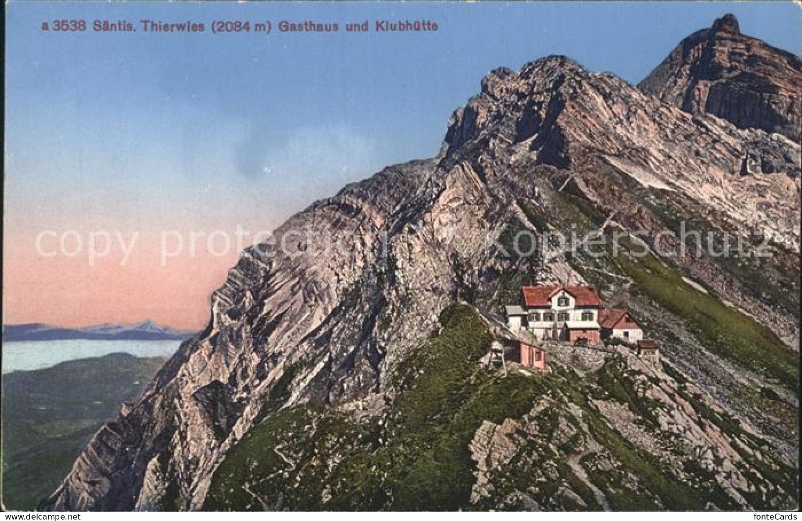 12322574 Thierwies AR Gasthaus Und Clubhuette Saentis - Autres & Non Classés