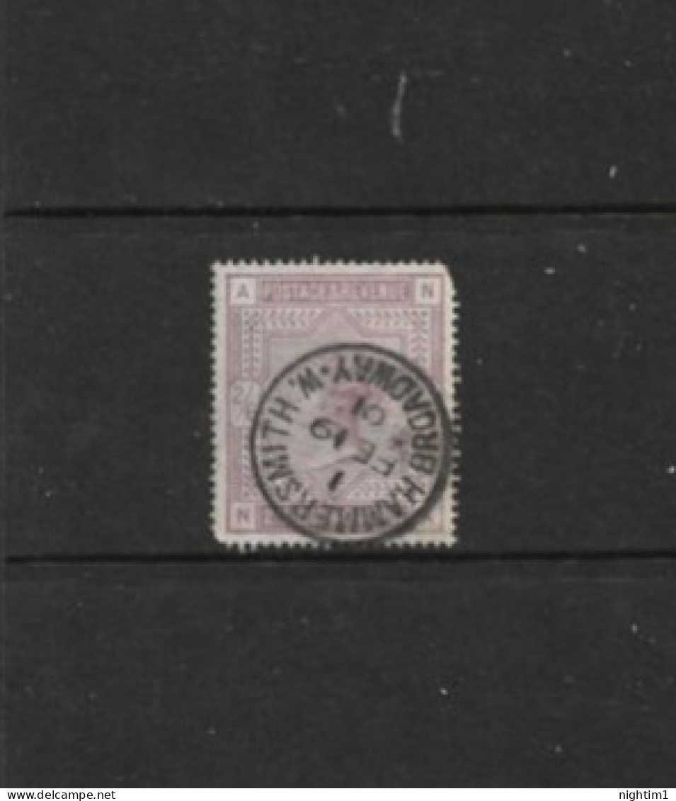 GREAT BRITAIN COLLECTION.  1883 2/6d. HAMMERSMITH BROADWAY CANCEL - Usados