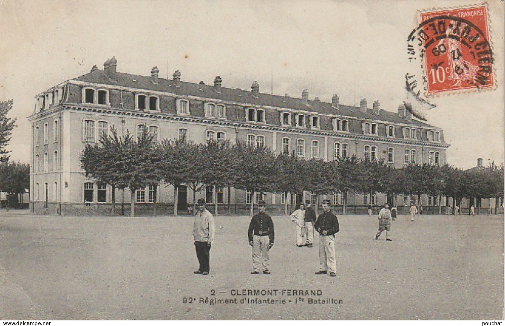 TE 9-(63) CLERMONT FERRAND - 92e REGIMENT D' INFANTERIE - 1er BATAILLON - 2 SCANS - Clermont Ferrand