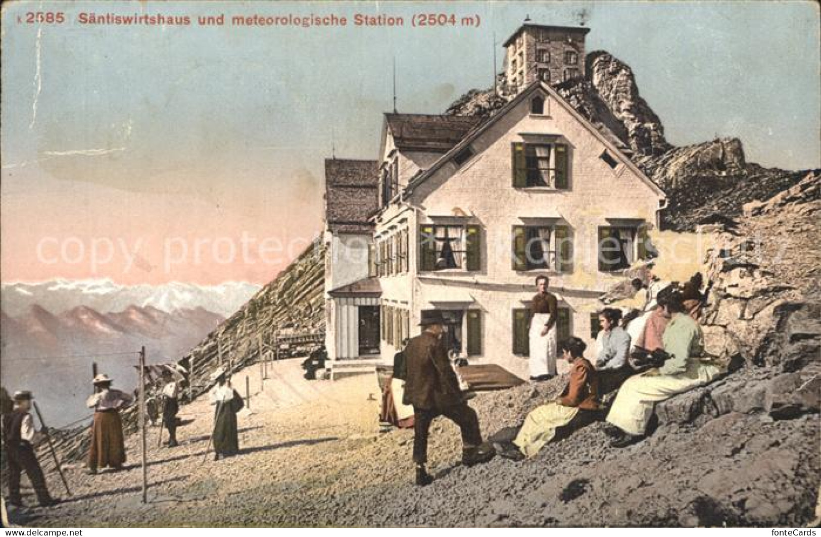 12322554 Saentis AR Wirtshaus Und Meteologische Station Saentis AR - Autres & Non Classés