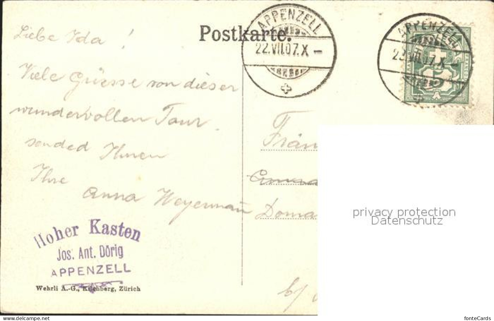 12322553 Appenzell IR Hoher Kasten Appenzell - Other & Unclassified