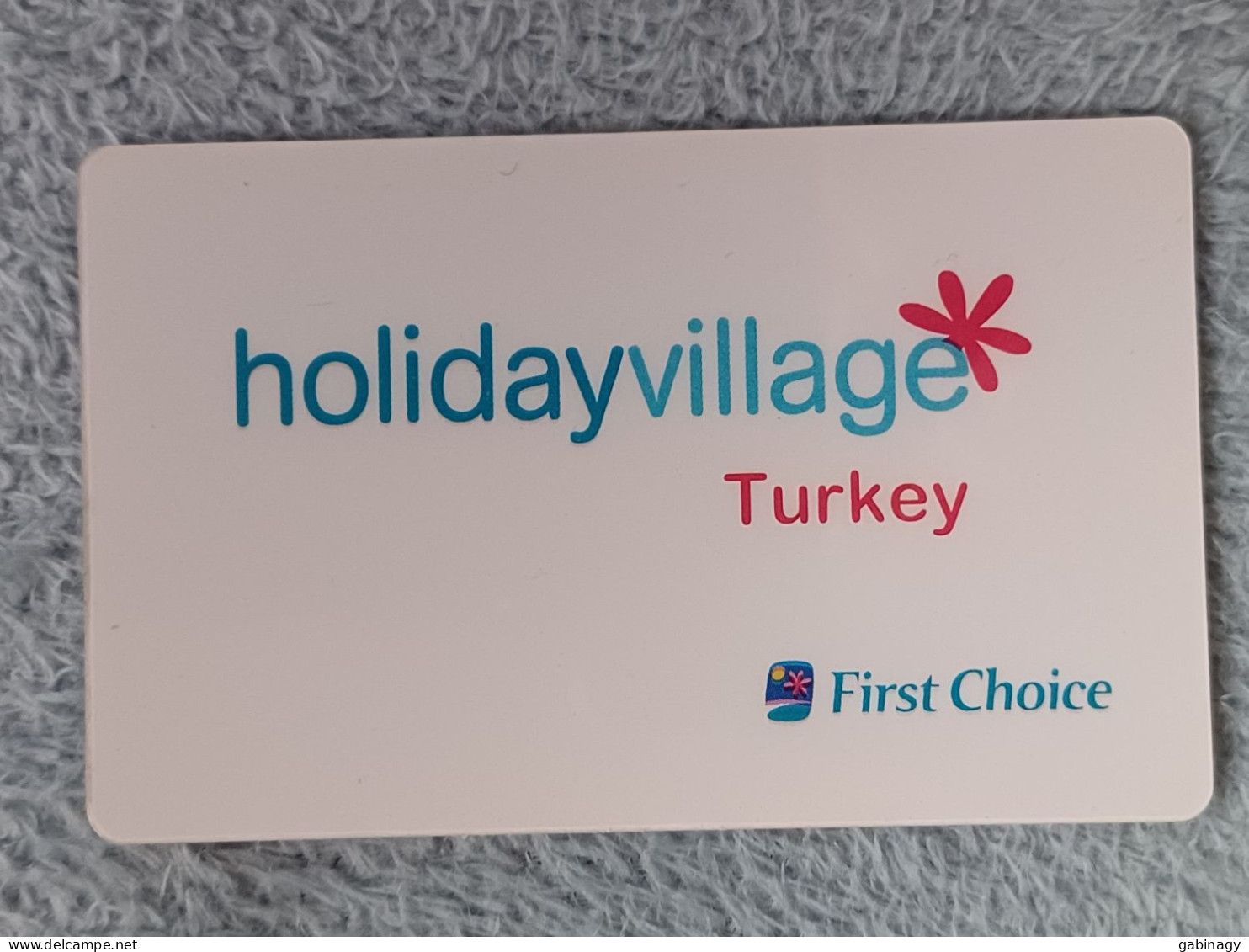HOTEL KEYS - 2571 - TURKEY - HOLIDAY VILLAGE - Hotelkarten