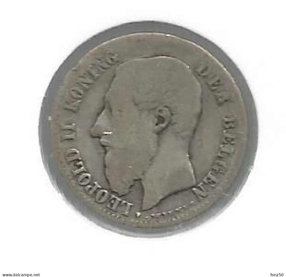 LEOPOLD II * 50 Cent 1898 Vlaams * Z.Fraai * Nr 12848 - 50 Cents