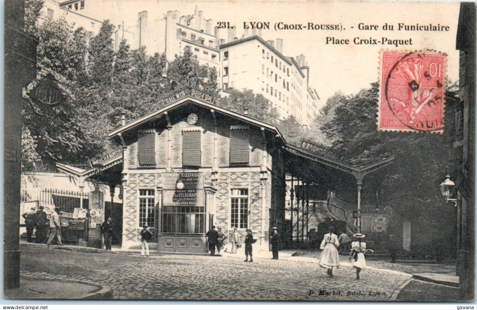 69 LYON - Gare Du Funiculaire - Place Croix-Paquet - Otros & Sin Clasificación