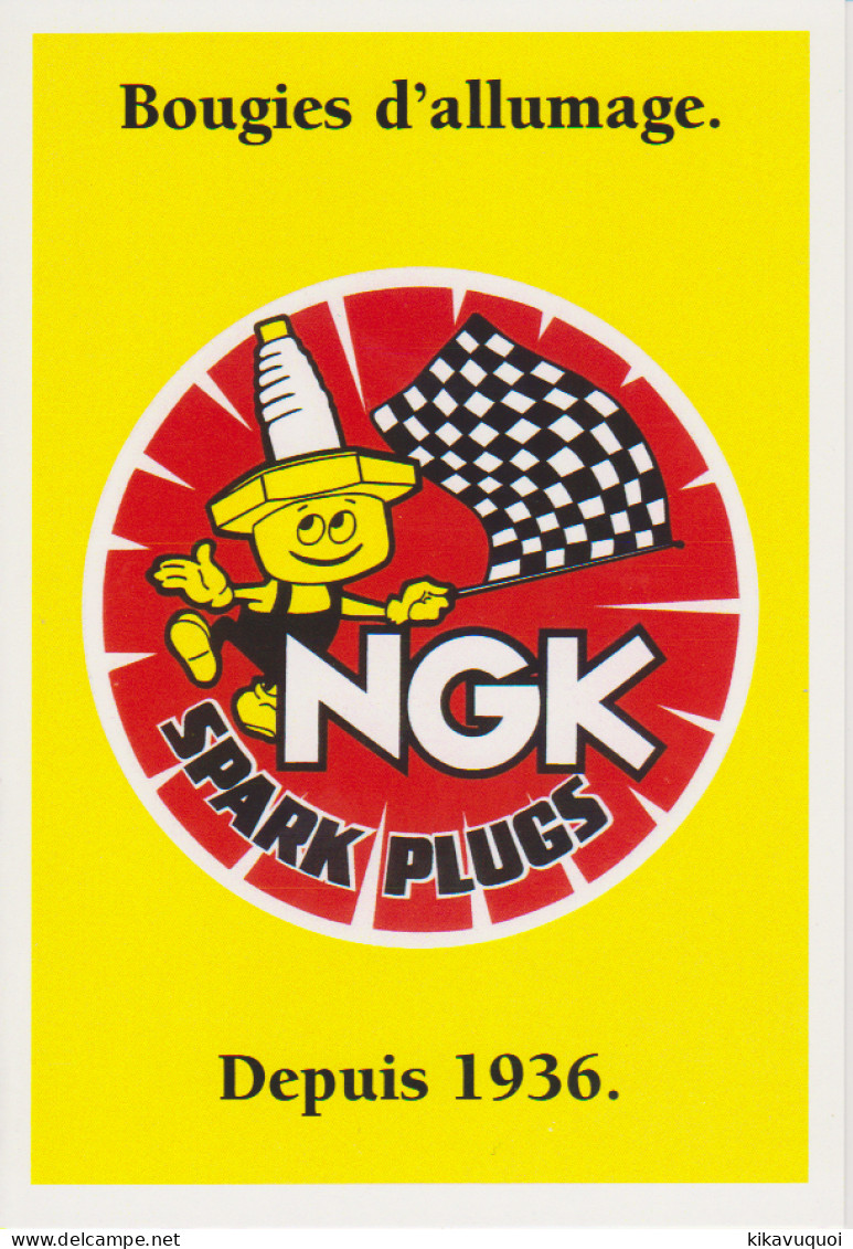 NGK BOUGIES D'ALLUMAGE - Carte Postale 10X15 CM NEUF - Publicidad
