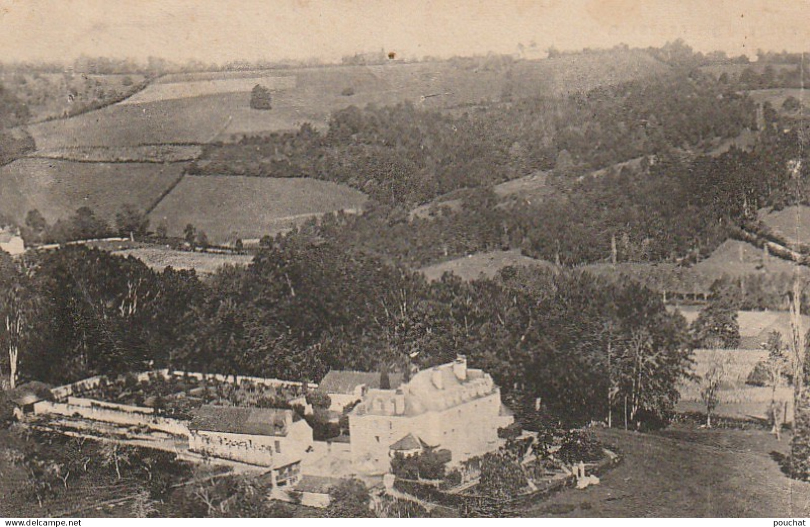 TE 11-(64) CHATEAU DE REBENACQ - VUE AERIENNE - 2 SCANS - Other & Unclassified