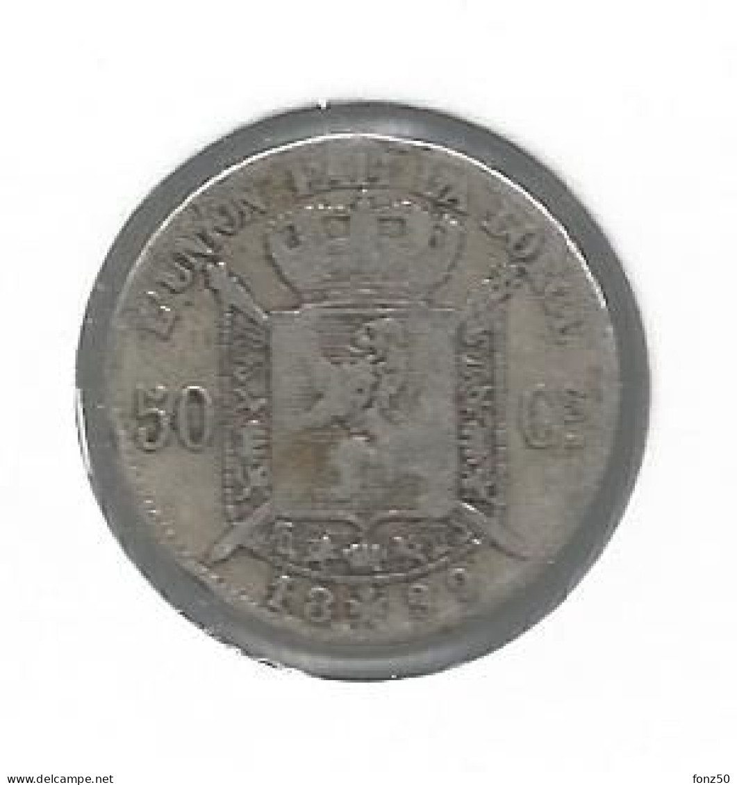 LEOPOLD II * 50 Cent 1899 Frans * Z.Fraai * Nr 12849 - 50 Centimes