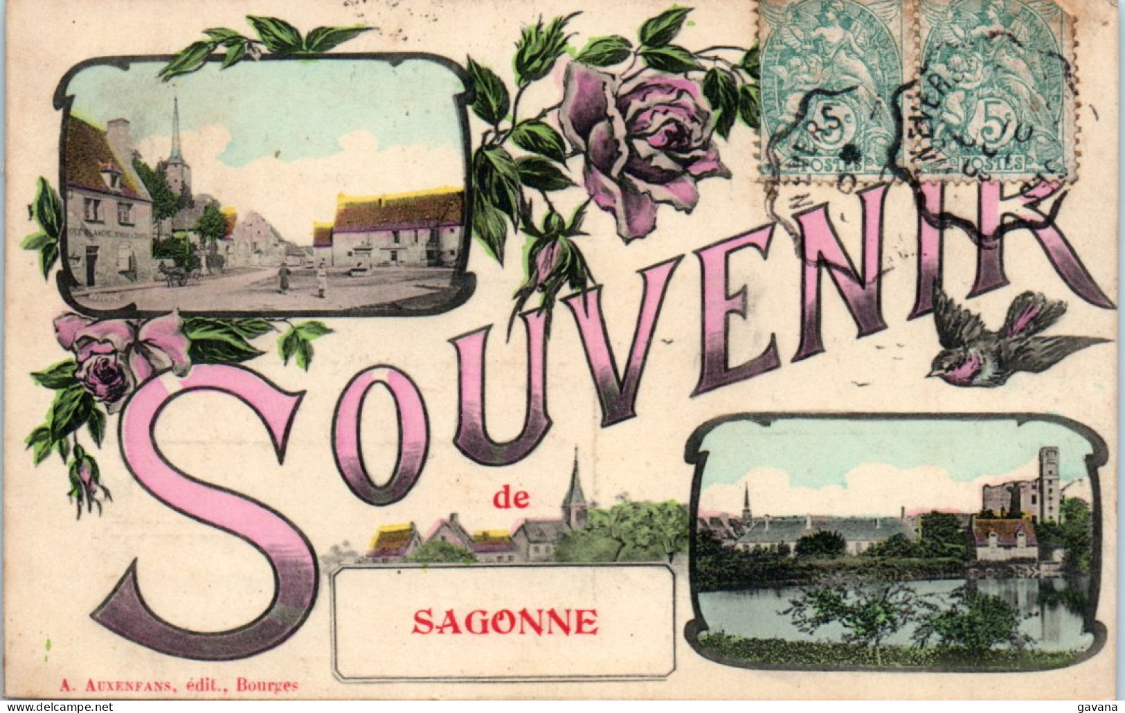 18 Souvenir De SAGONNE  - Other & Unclassified