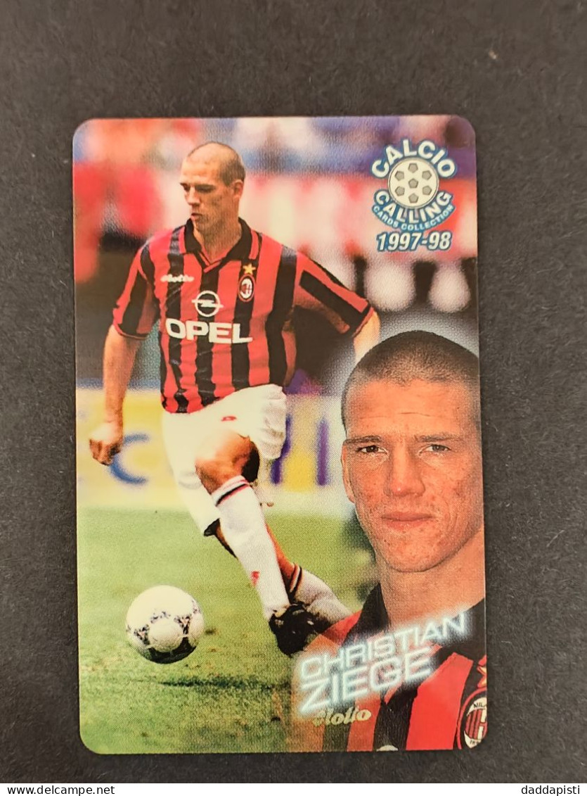Panini Calcio Calling 1997/98 - Scheda Telefonica Nuova -  56/56 - Christian Ziege - Sport