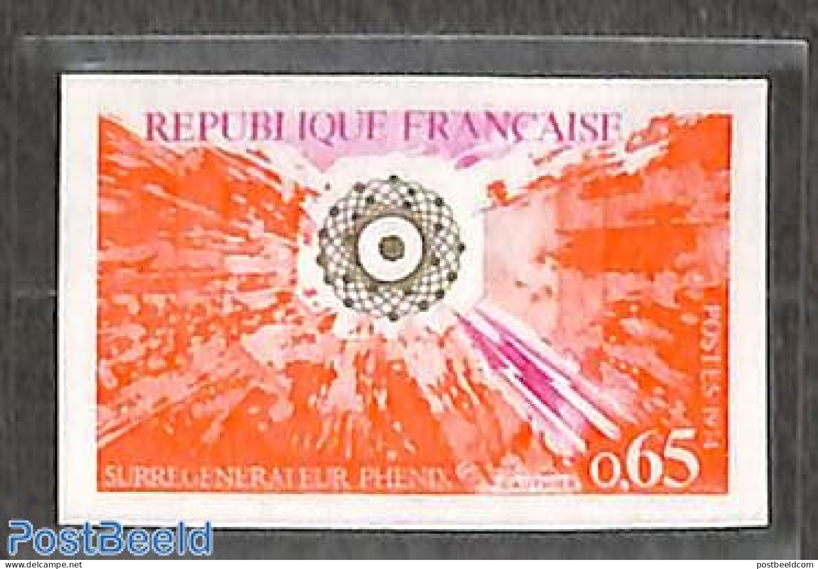 France 1974 Phenix 1v Imperforated, Mint NH, Science - Atom Use & Models - Ongebruikt