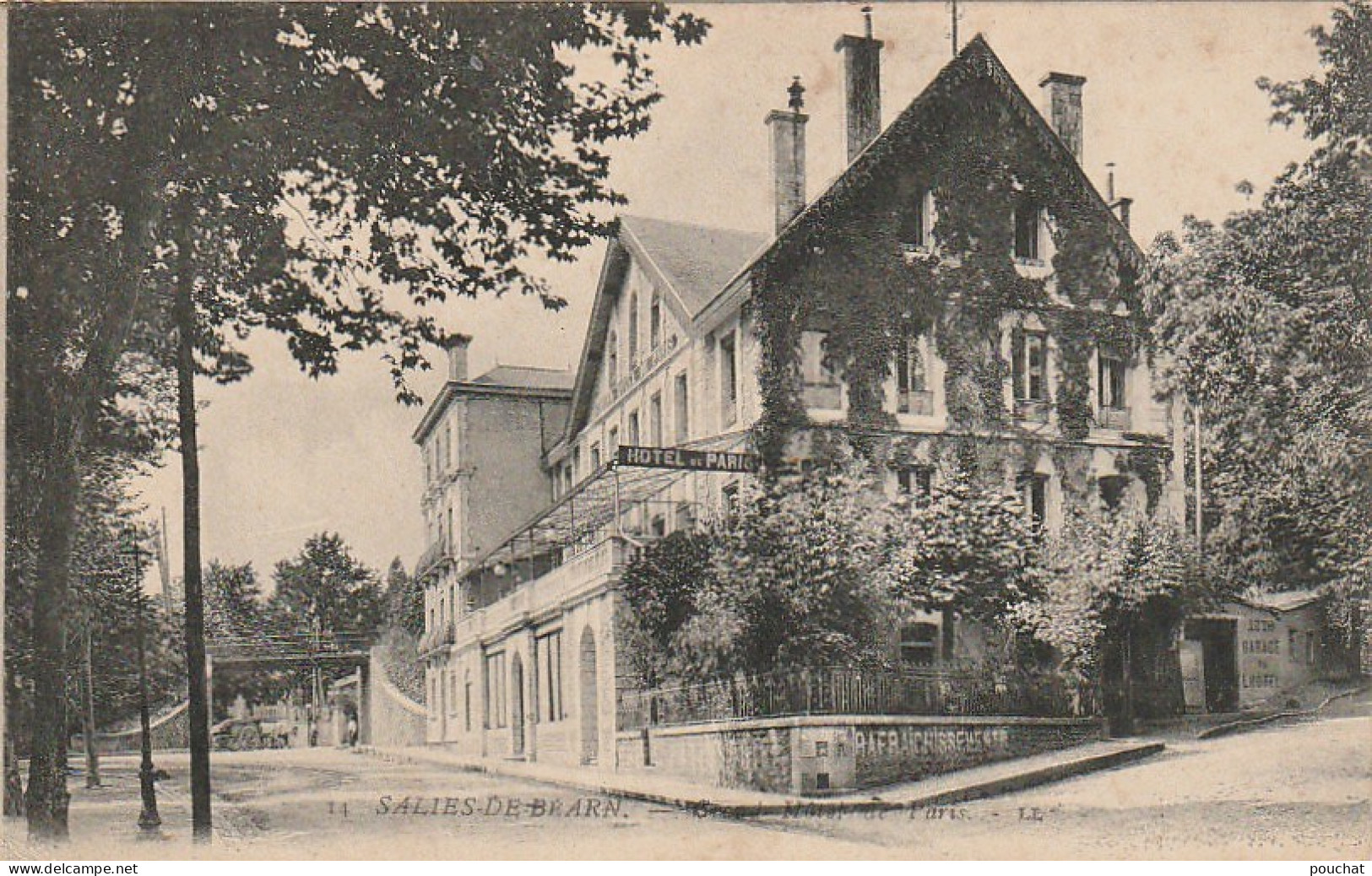 TE 13-(64) SALIES DE BEARN - GRAND HOTEL DE PARIS  - 2 SCANS - Salies De Bearn