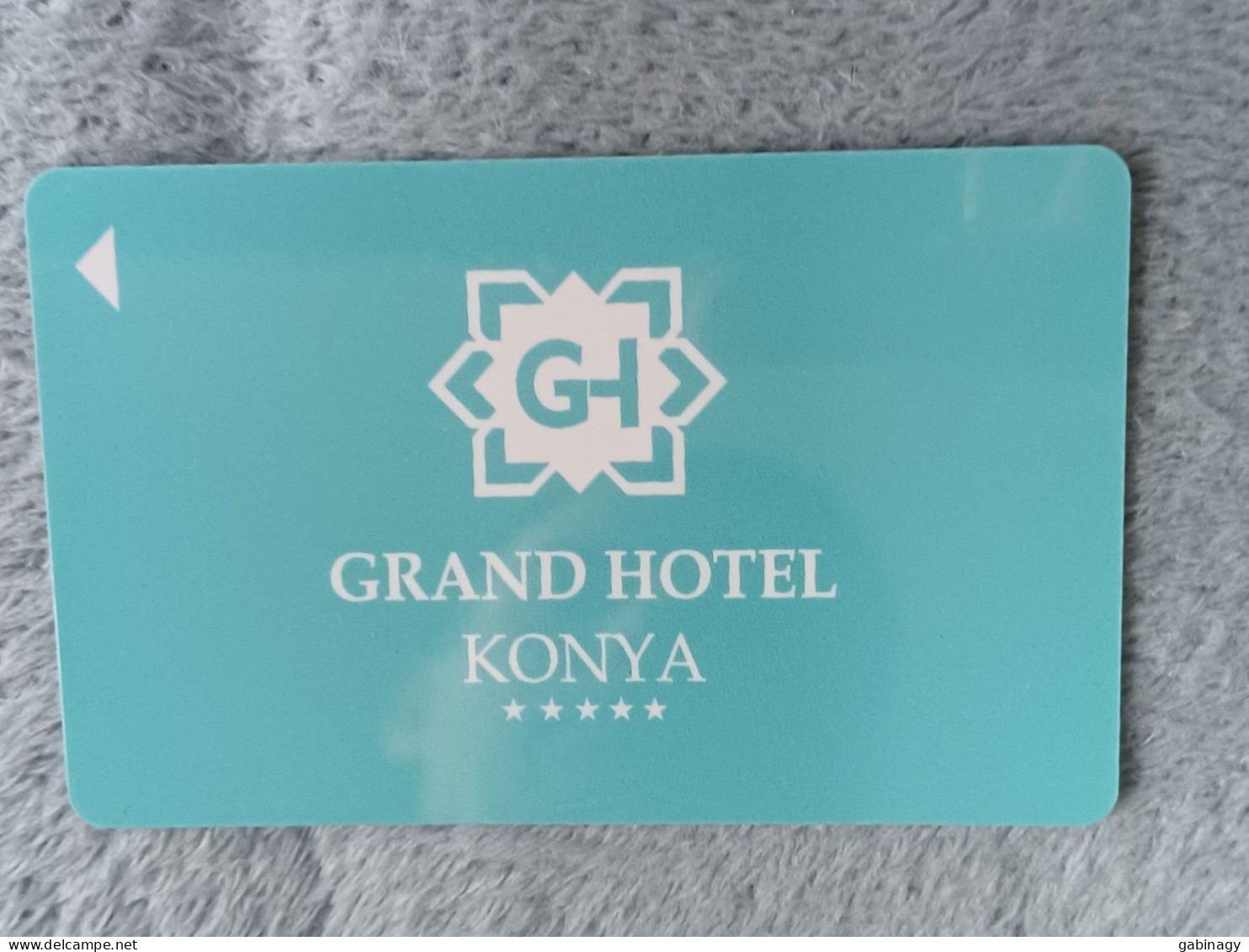 HOTEL KEYS - 2574 - TURKEY - GRAND HOTEL KONYA - Hotelsleutels (kaarten)