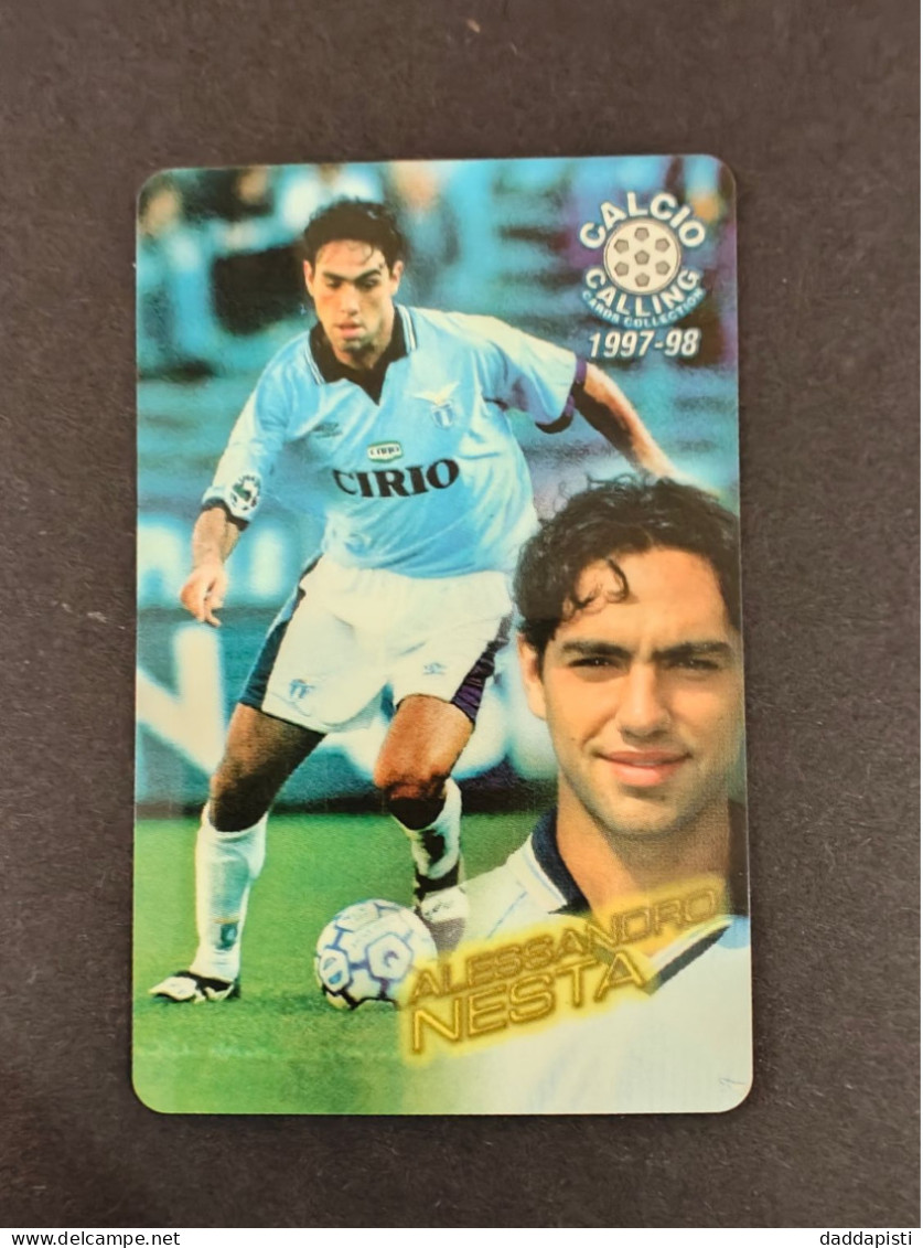 Panini Calcio Calling 1997/98 - Scheda Telefonica Nuova -  40/56 - Alessandro Nesta - Sport