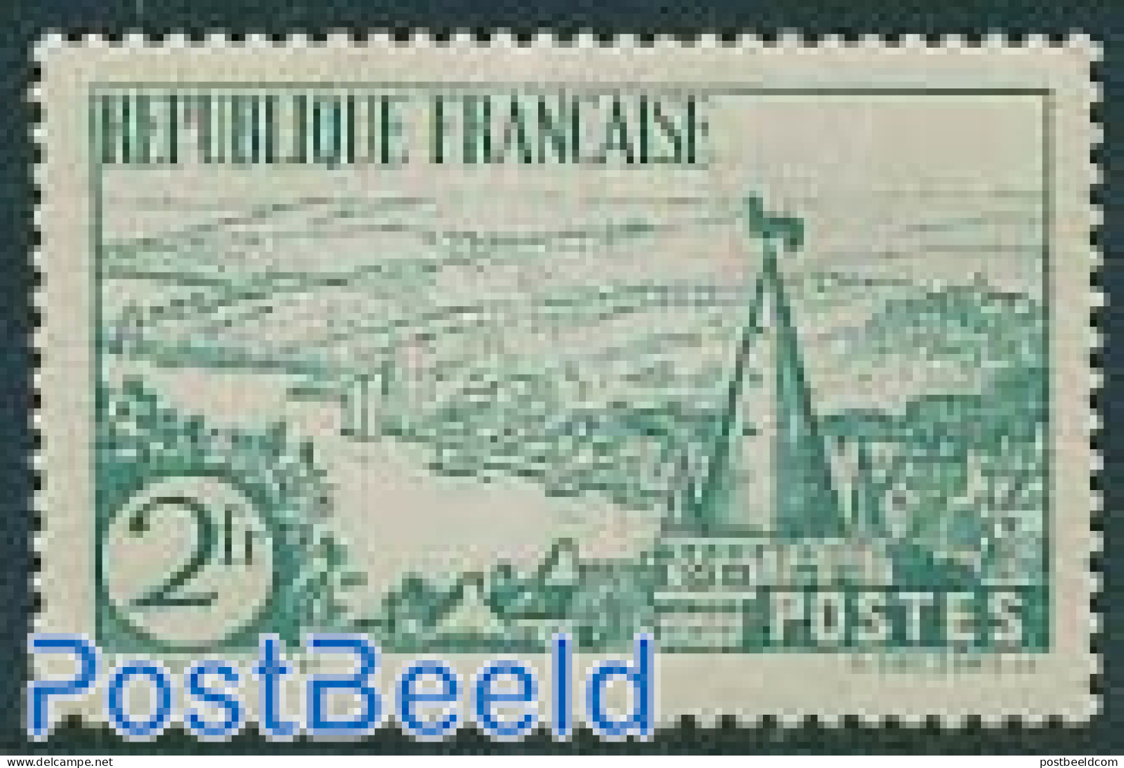 France 1935 Breton 1v, Unused (hinged), Art - Castles & Fortifications - Ungebraucht