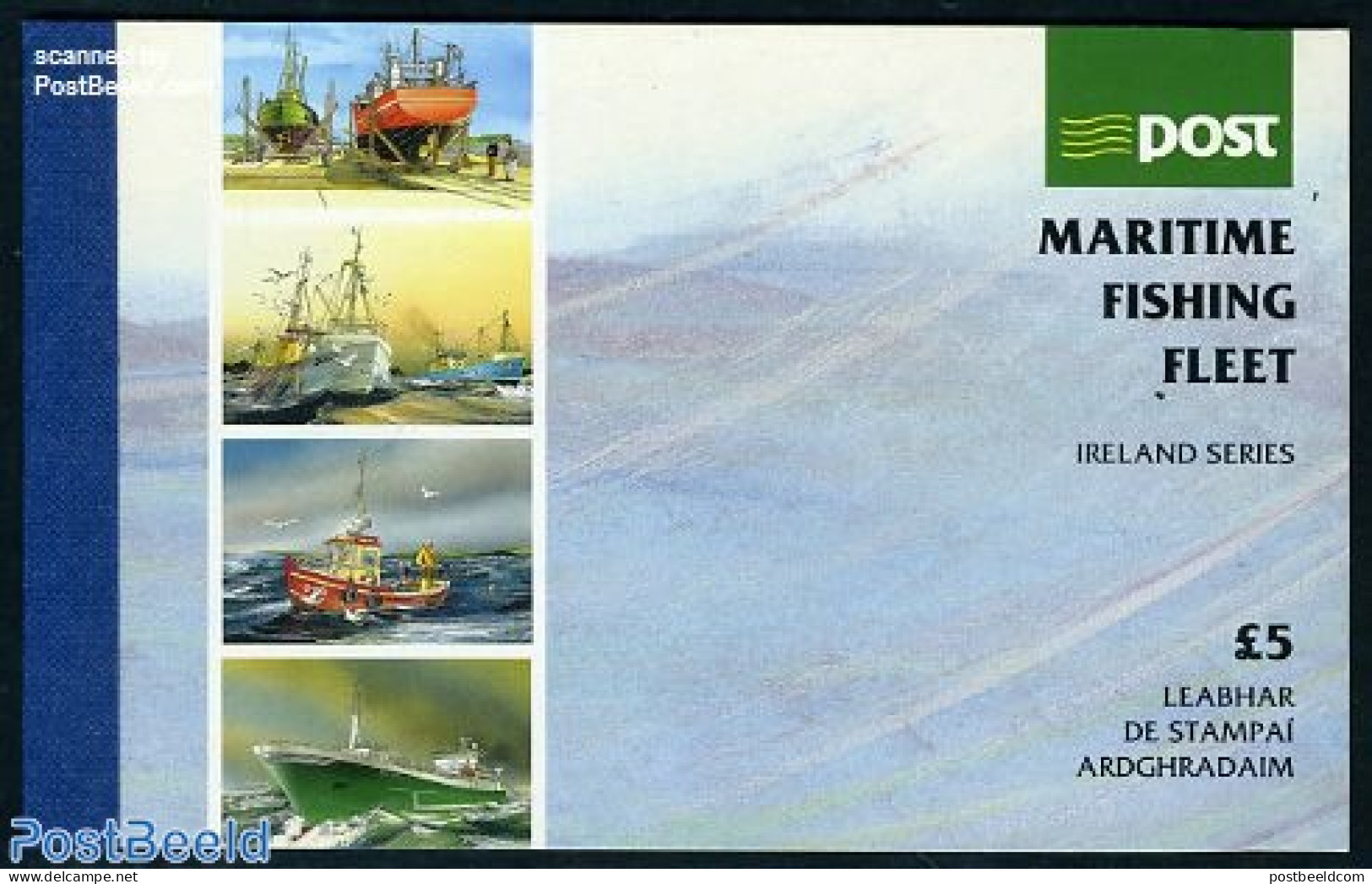 Ireland 1991 Fishing Vessels Booklet, Mint NH, Nature - Transport - Fishing - Stamp Booklets - Ships And Boats - Nuovi