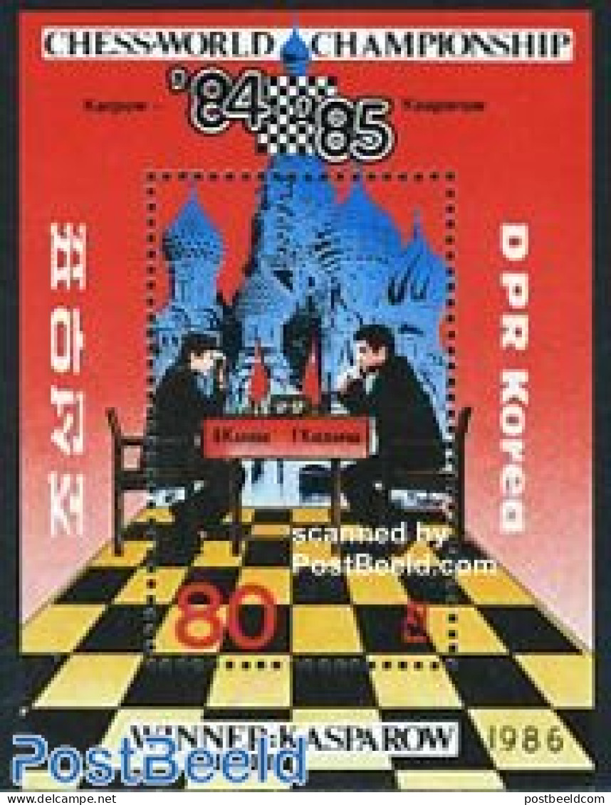 Korea, North 1986 Chess World Championship, Mint NH, Sport - Chess - Chess