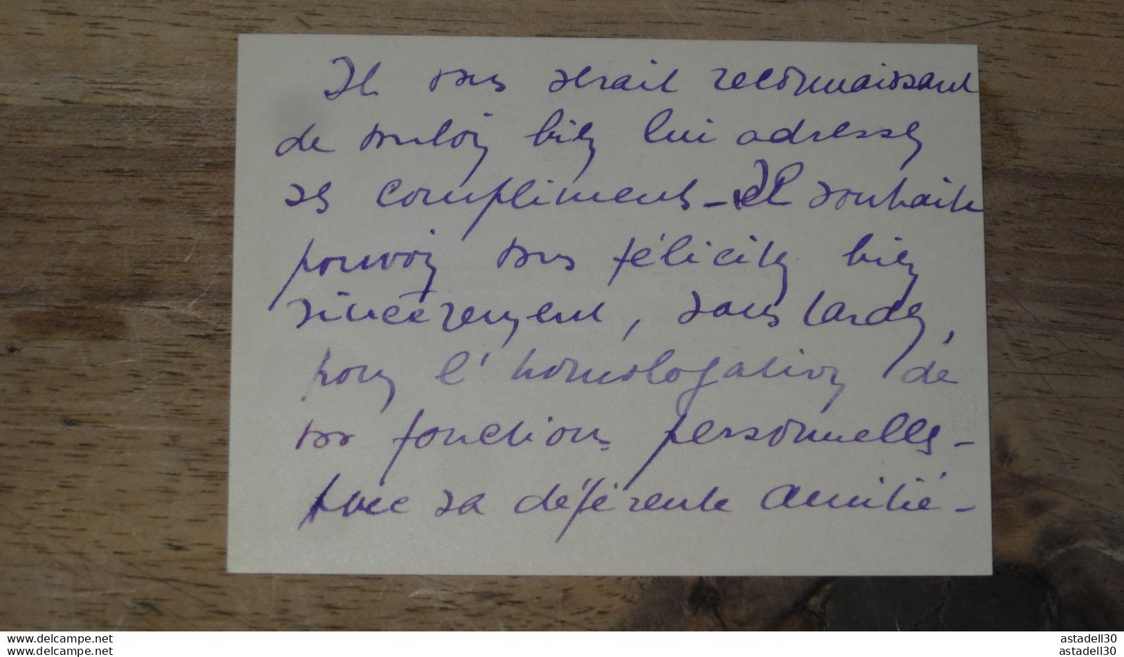 ALGERIE : Carte De Visite, Mot De Gilbert SARAMITE, Conseiller Général, Constantine  ............. E1-19 - Otros & Sin Clasificación