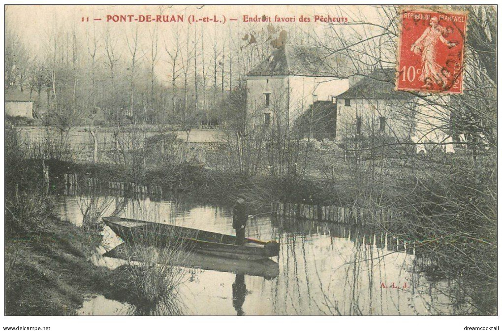 37 PONT-DE-RUAN. Endroit Des Pêcheurs 1907 - Other & Unclassified