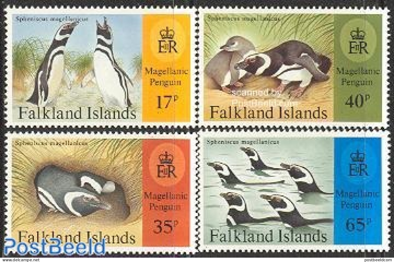 Falkland Islands 1997 Magellan Penguin 4v, Mint NH, Nature - Birds - Penguins - Other & Unclassified