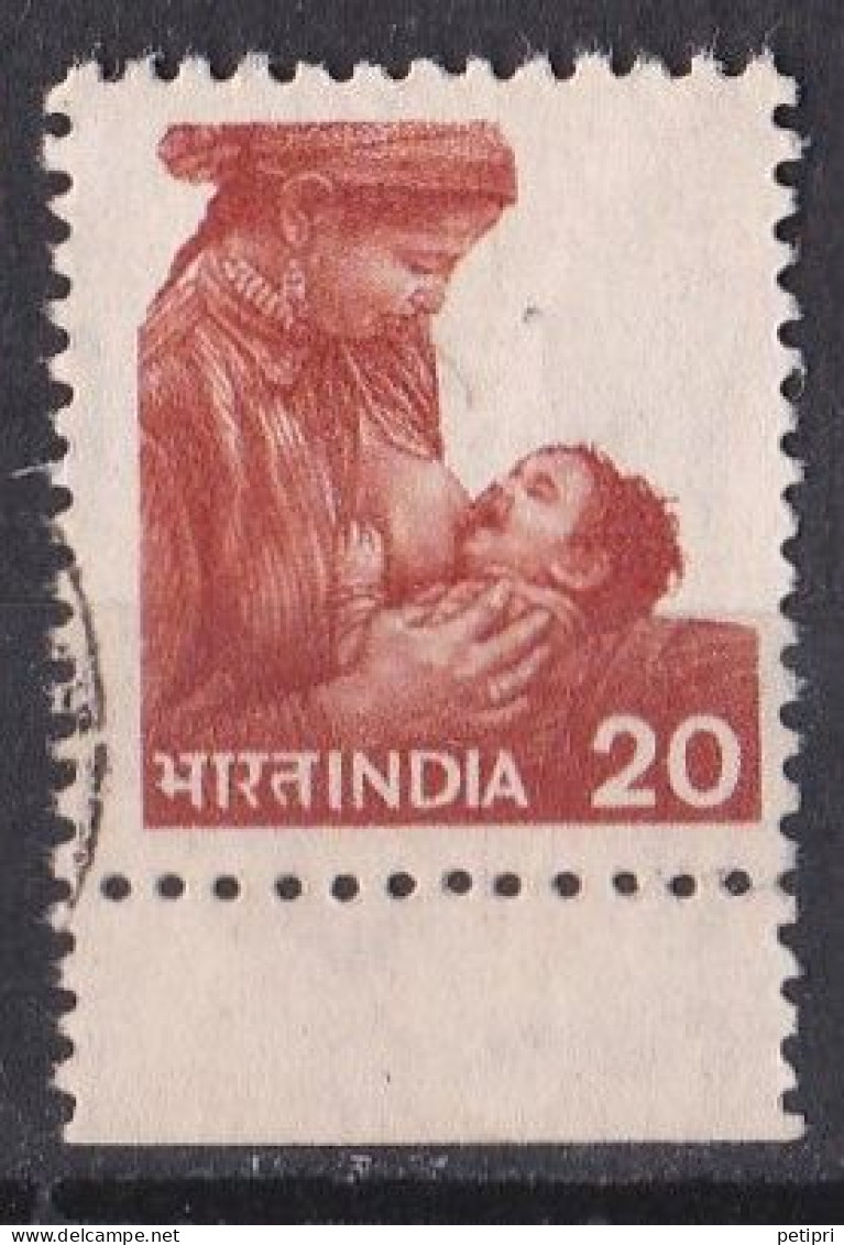 Inde  - 1980  1989 -   Y&T  N °  716  Oblitéré B D F - Usados