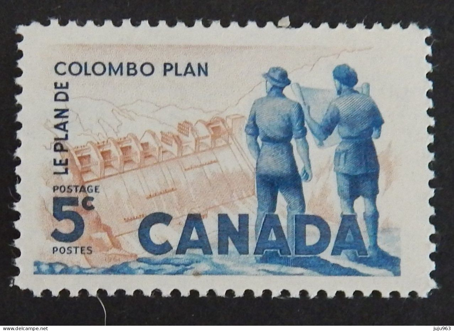 CANADA YT 321 NEUF**MNH " INGENIEURS ET BARRAGE" ANNÉE 1961 - Ungebraucht