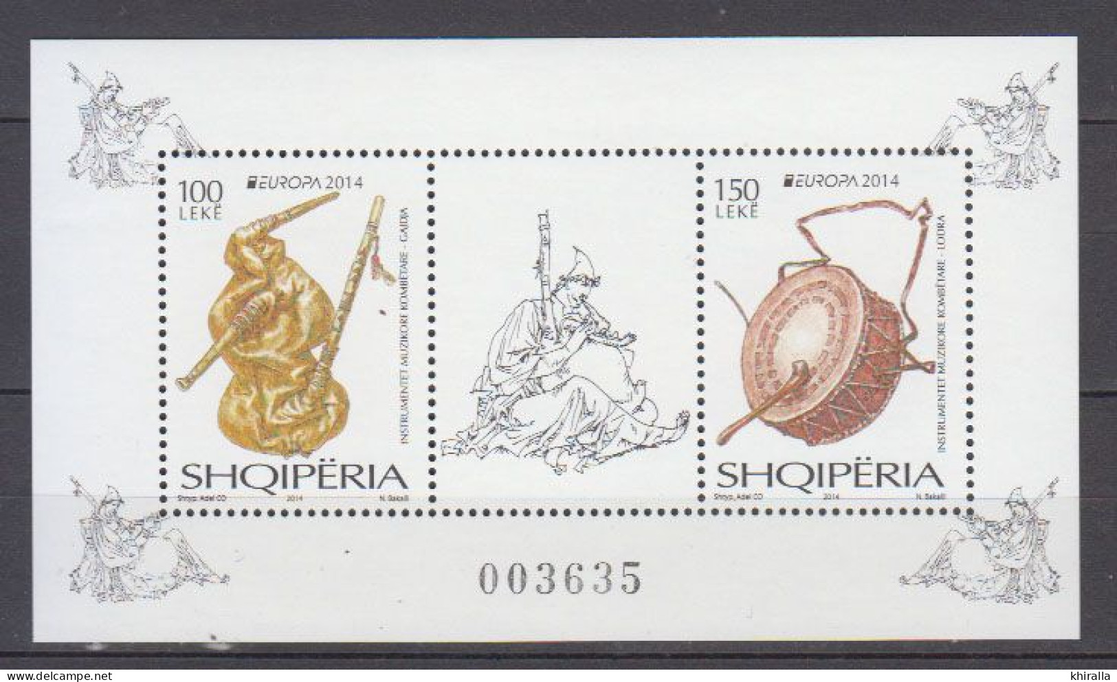 ALBANIE  2014    EUROPA   C N°  3131     ( Neuf Sans Charnieres )    COTE  13 € 50 - Albania