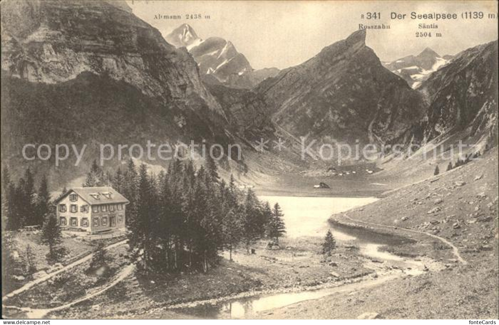 12322162 Appenzell IR Seealpsee Saentis Appenzell - Autres & Non Classés