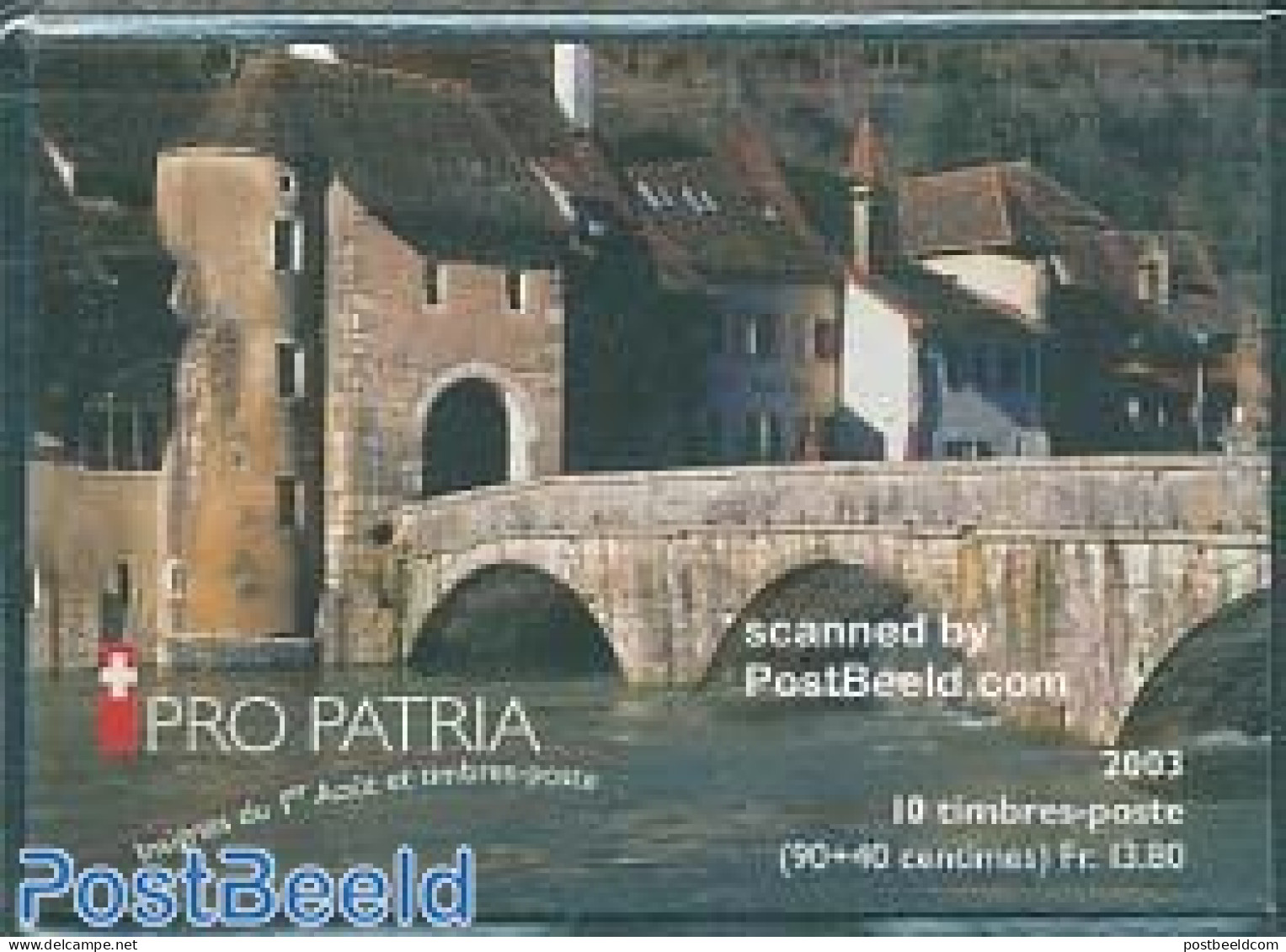 Switzerland 2003 Pro Patria Booklet, Mint NH, Stamp Booklets - Art - Bridges And Tunnels - Ungebraucht
