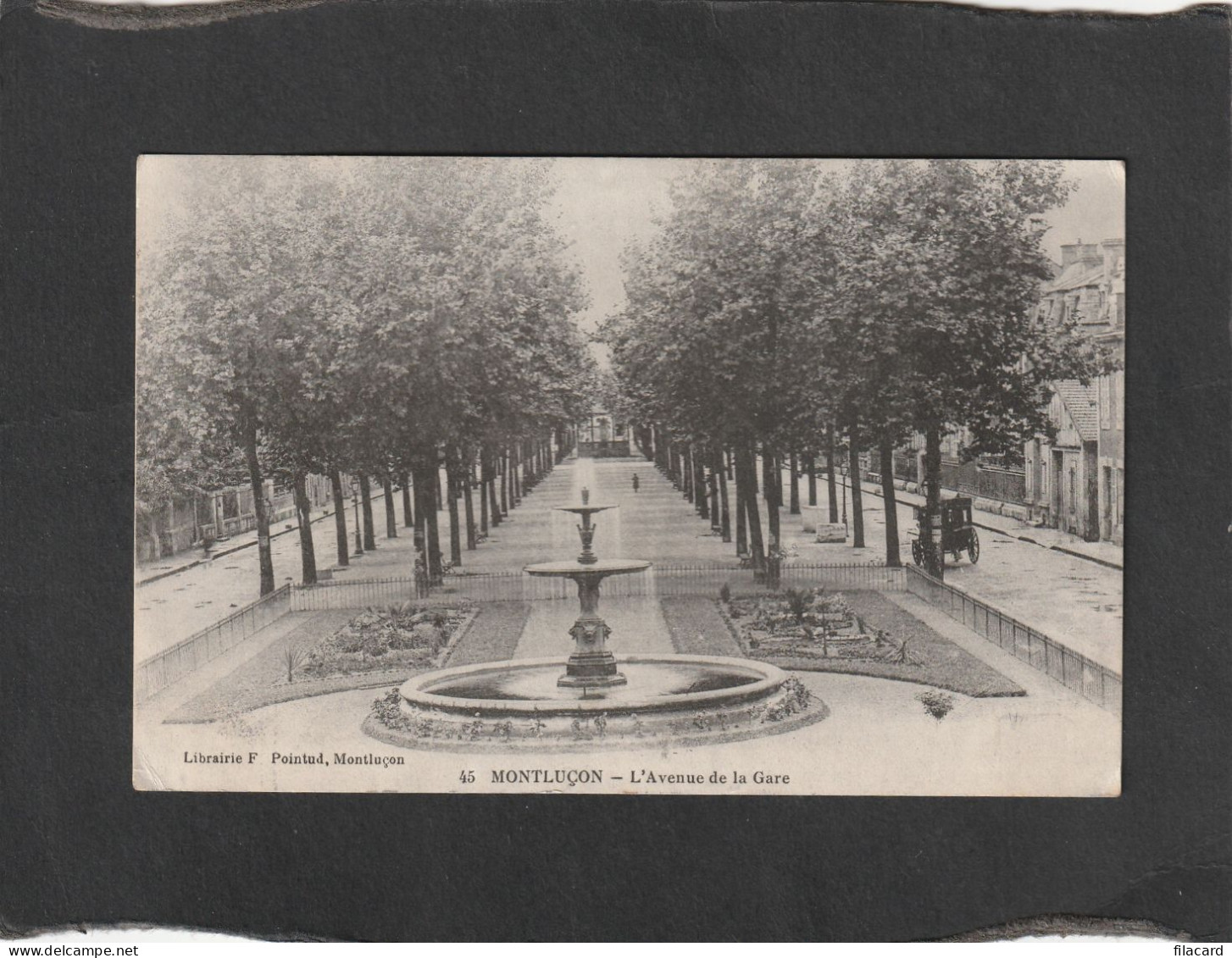128732          Francia,      Montlucon,   L"Avenue   De La  Gare,   VG    1915 - Montlucon