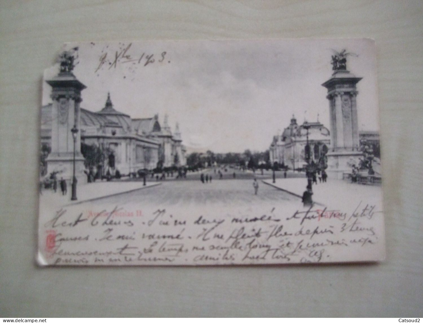 Carte Postale Ancienne 1903 PARIS Avenue Nicolas II - Multi-vues, Vues Panoramiques