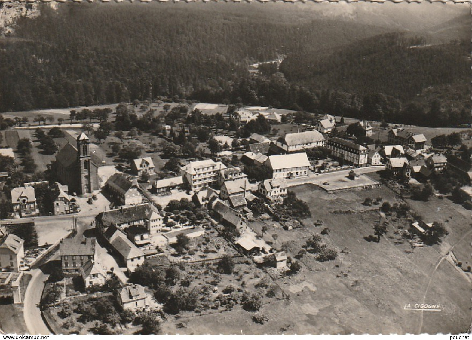 TE 20-(67) VUE AERIENNE SUR WANGENBOURG - PHOTO AERIENNE CARABIN - 2 SCANS - Other & Unclassified