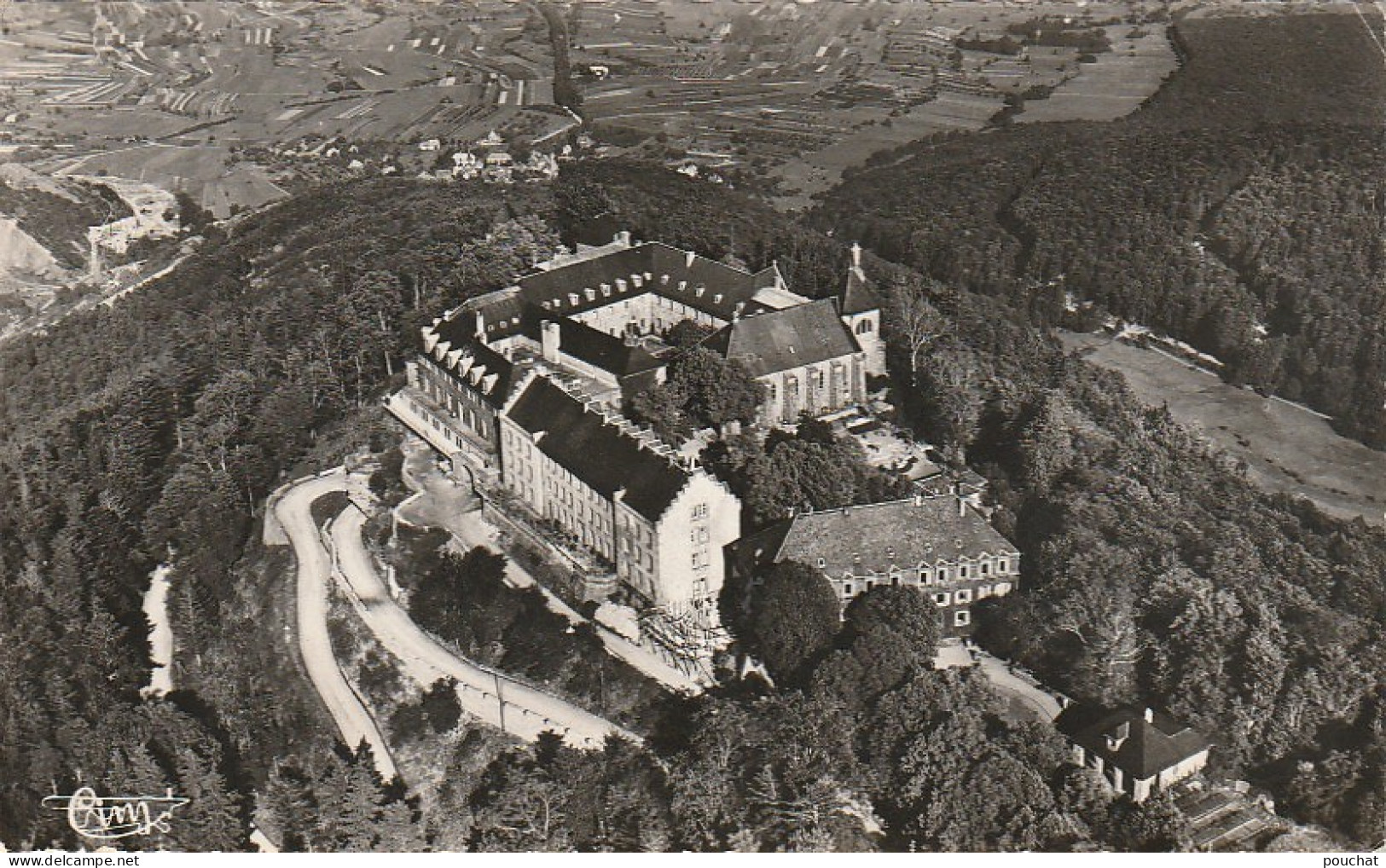 TE 20-(67) MONT SAINTE ODILE - VUE AERIENNE - 2 SCANS - Other & Unclassified