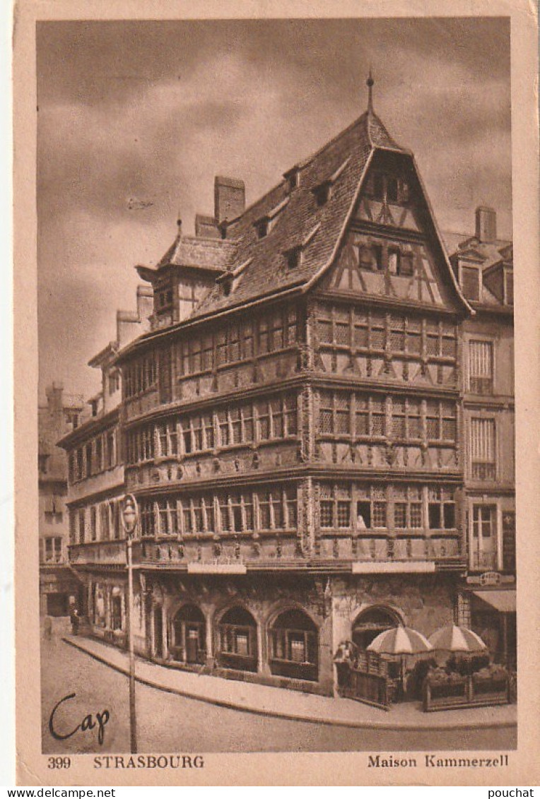 TE 20-(67) STRASBOURG - MAISON KAMMERZELL - 2 SCANS - Strasbourg