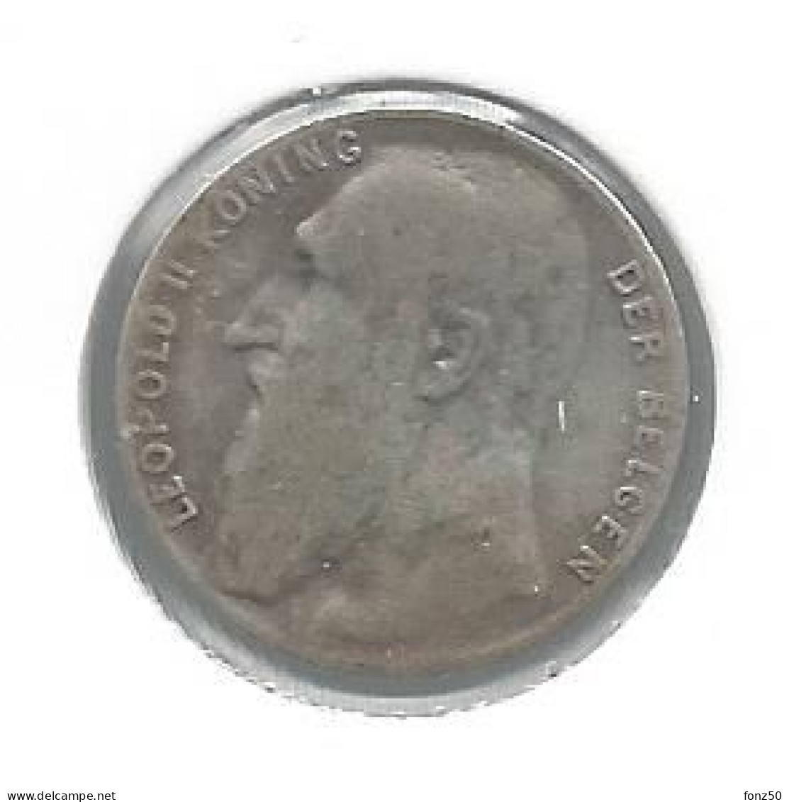 LEOPOLD II * 50 Cent 1901 Vlaams * Z.Fraai / Prachtig * Nr 12858 - 50 Cents